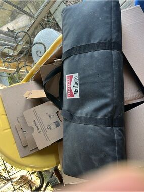 Marlboro Black Utility Roll-Up Bag